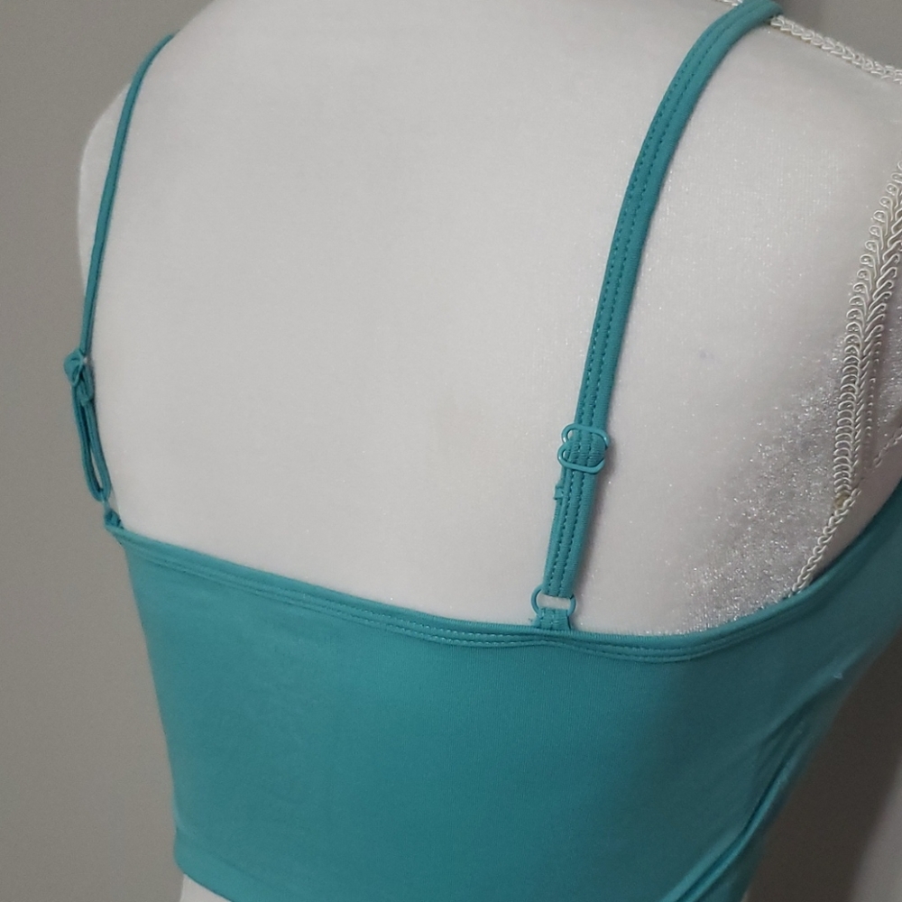 Brand New Zenana Web Detail Mint Bralette L/XL - Picture 6 of 11
